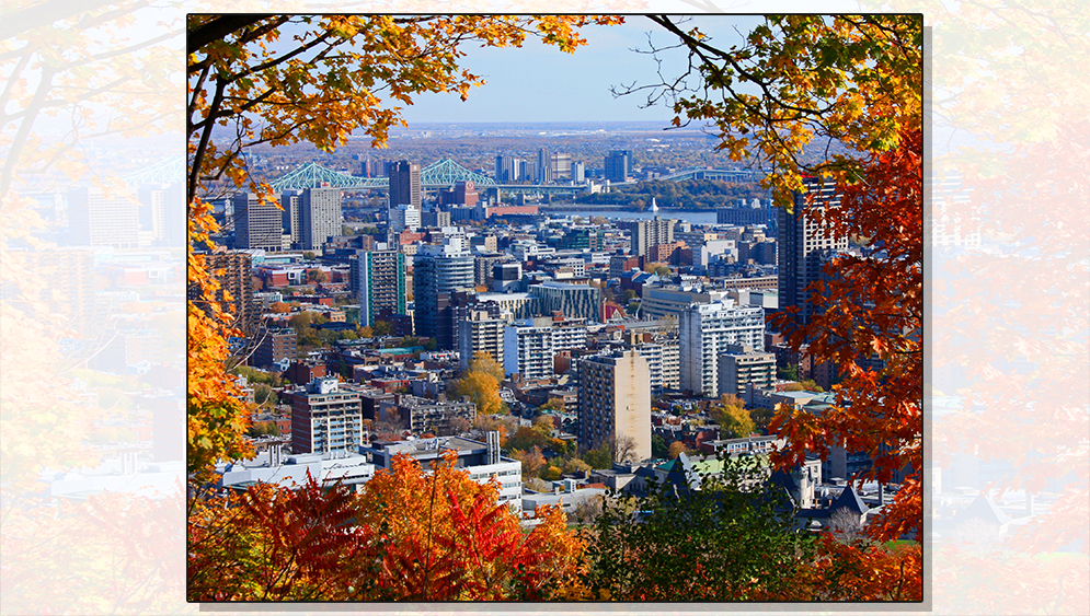 Une Vue de Montreal by Howard Brown