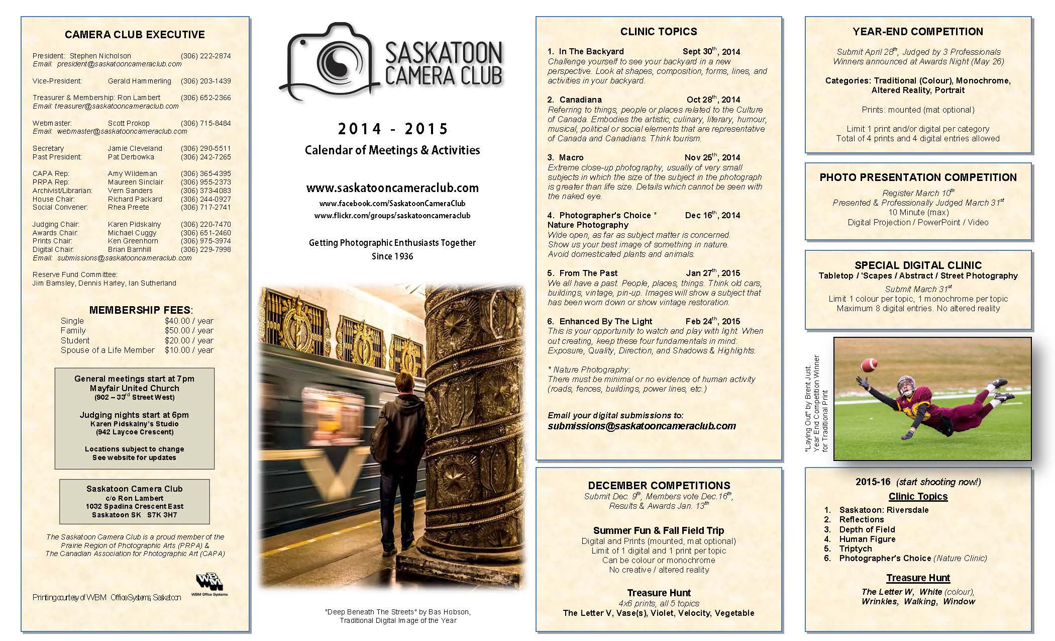 New 2014-2015 Brochure